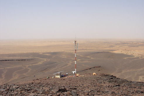 Isolated Repeater Site in Sahara